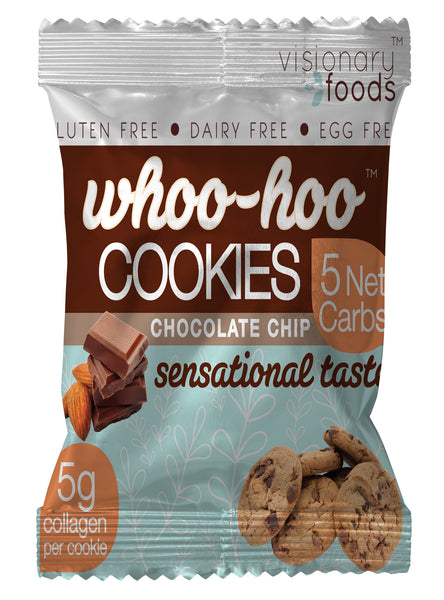 Whoo Hoo Collagen cookie --  white chocolate chip - dozen